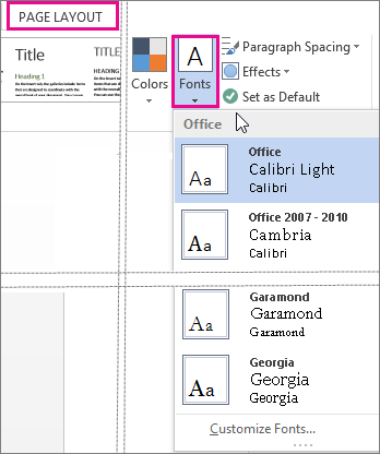 microsoft word for mac 2017 changing default font